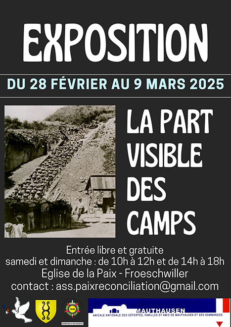 Affiche Exposition La part visible des camps à Froeschwiller