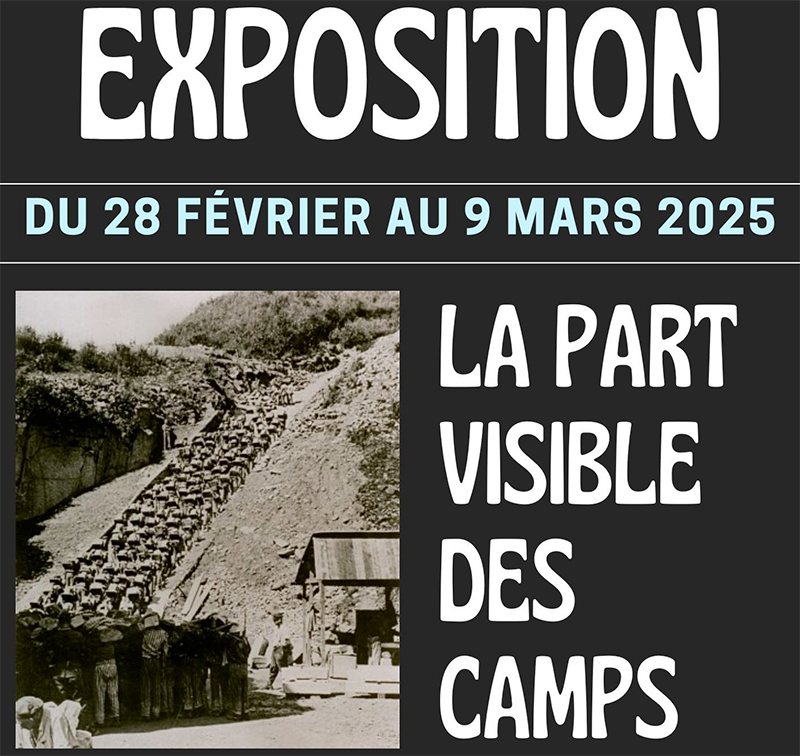 Exposition la part visible des camps
