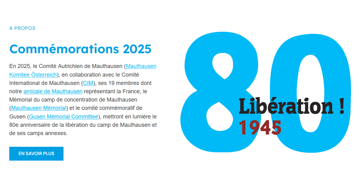 Commémorations 2025 80 ans de la libération !