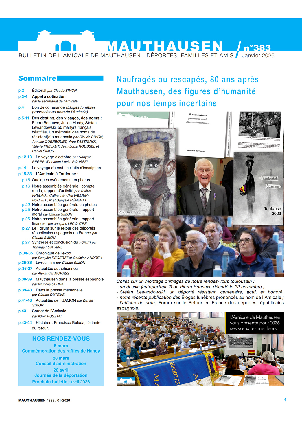 Couverture Bulletin 383