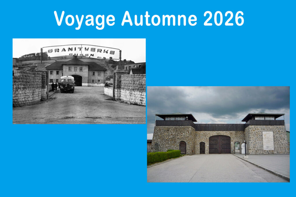 voyage automne 2026 à Mauthausen